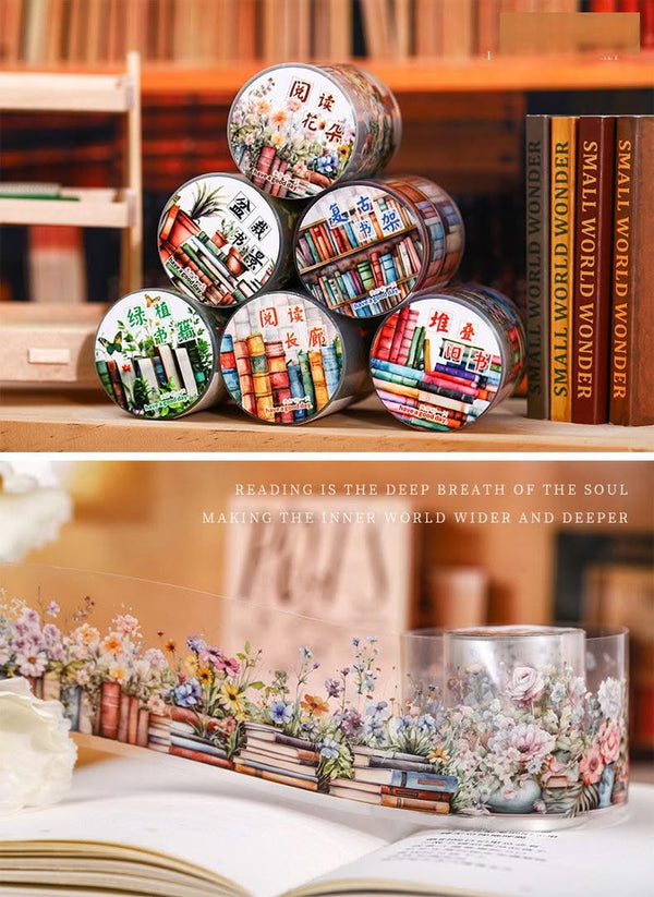 Poppy Crafts Bookshelf Sticker Roll - Natures Beauty