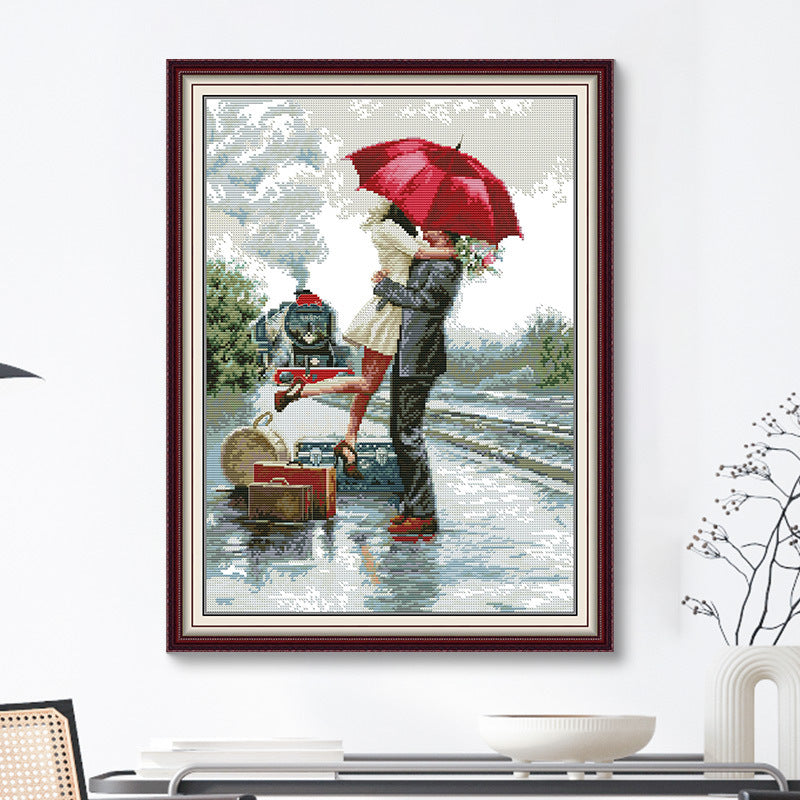 Poppy Crafts Cross-Stitch Kit - Meeting Again*
