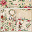 Poppy Crafts Festive Scrap Paper - Holly 8pcs*