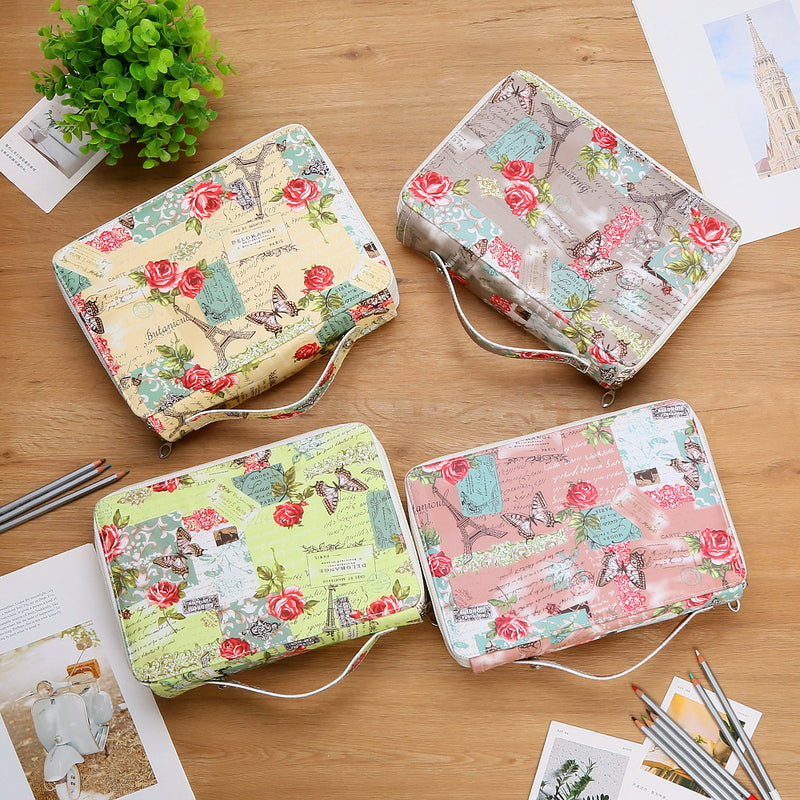 Poppy Crafts Floral Pencil Case