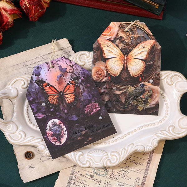 Poppy Crafts Butterfly Scrap Paper Pack - Cyan Spotted*