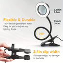 Universal Crafts LED Magnifying Lamp - Black