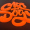 Poppy Crafts Heat Transfer Puffy Vinyl - Glow In The Dark - Orange Glow