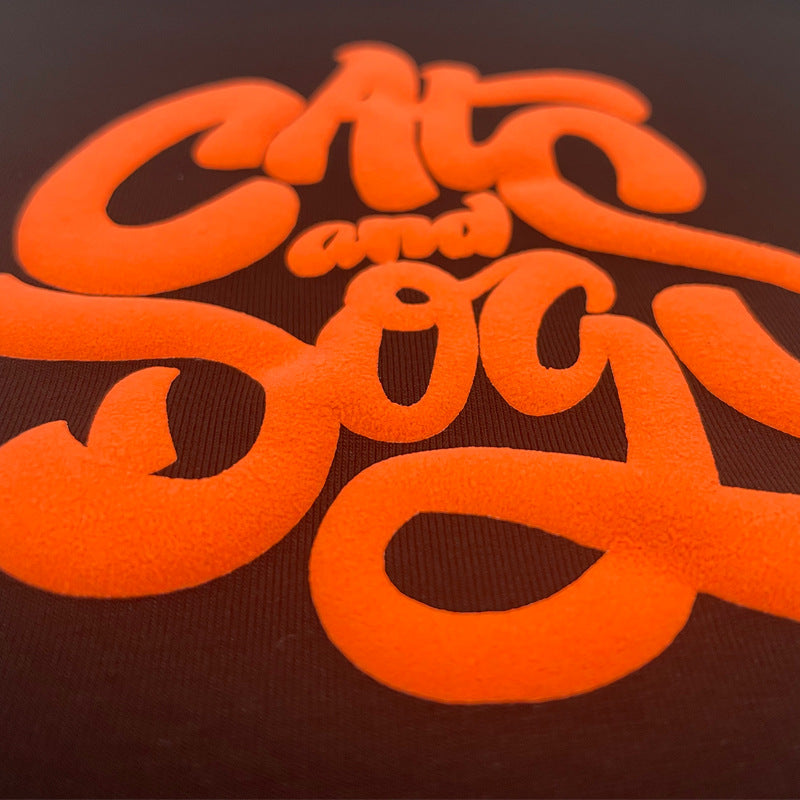 Poppy Crafts Heat Transfer Puffy Vinyl - Glow In The Dark - Orange Glow*
