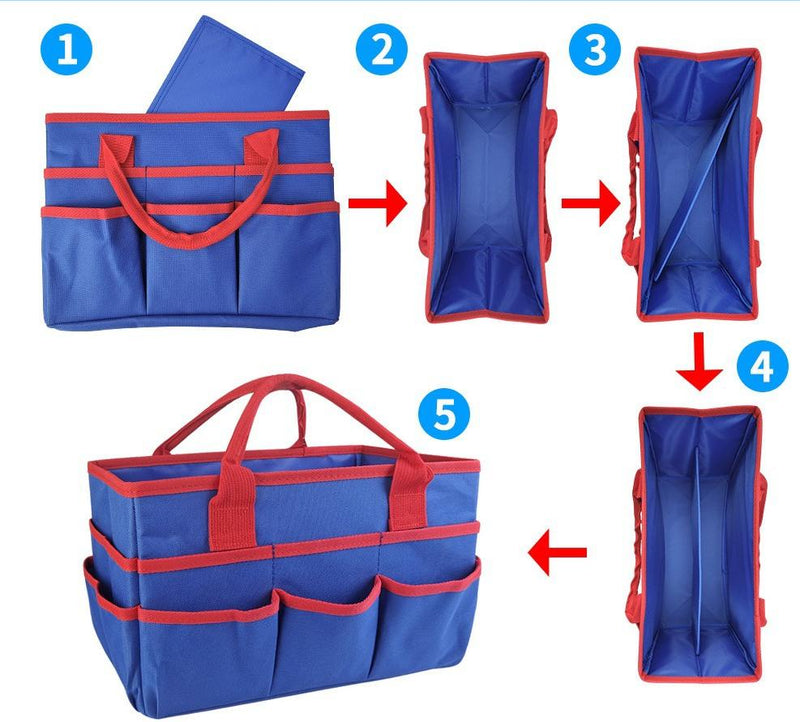 Universal Crafts Multi-Pocket Craft Caddy - Blue