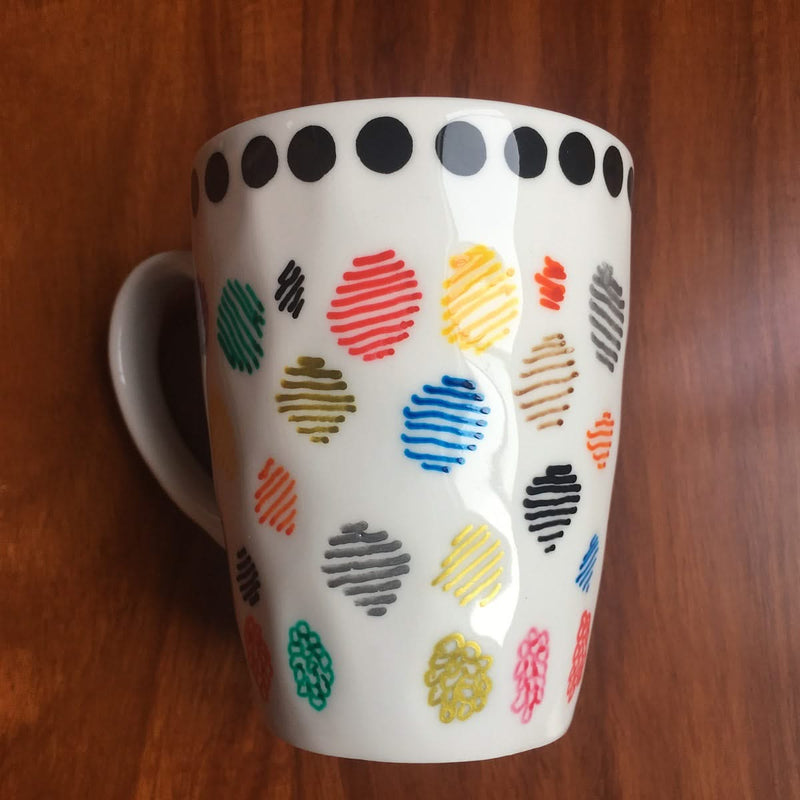 Mug Porcelain Paint Markers Mugs Porcelain Paint Pens Poppy Crafts