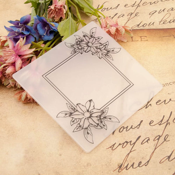 Poppy Crafts Embossing Folder & Layering Stencil Kit