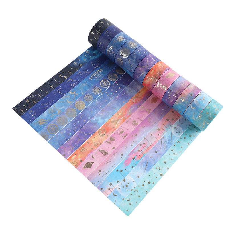 Poppy Crafts Washi Tape 12 Pack - Galaxy