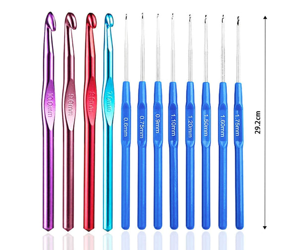 Poppy Crafts Crochet Hook Set & Accessories - Bright Leaves