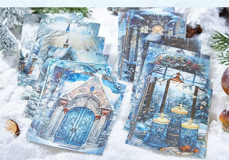 Poppy Crafts Winter Theme Scrap Paper Kit -