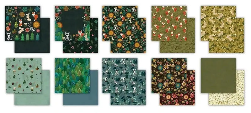 Craft Consortium Double-Sided Paper Pad 6"x6" 40/Pkg Through The Trees, 20 Designs