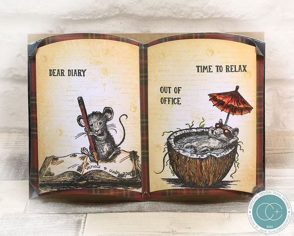 Craft Consortium Photopolymer Stamp set Memories, Oliver's Adventures