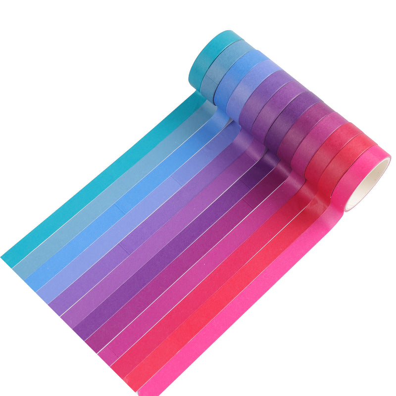 Poppy Crafts Washi Tape 24 Pack - Rainbow