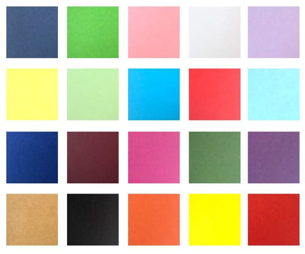 Poppy Crafts 12"x 12" Premium Solid Colour Cardstock 250gsm - 40 Sheet