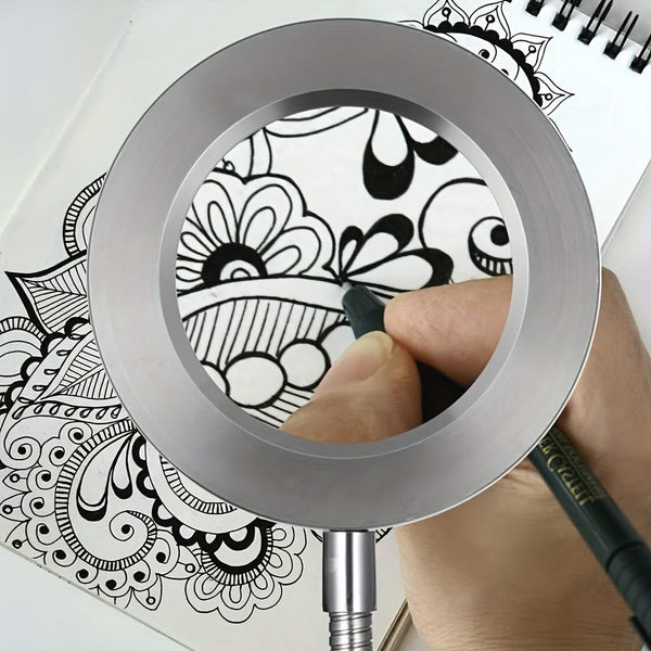 Universal Crafts LED Magnifying Lamp - White