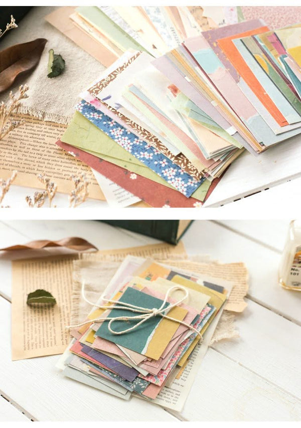 Poppy Crafts Cottage Garden Scrap Paper Pack - Vintage Grid