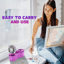 Universal Crafts Paint Brush Cleaner Rinse Cup - Purple