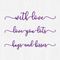 Poppy Crafts Cutting Dies #625 - Love Sentiments