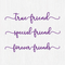 Poppy Crafts Cutting Dies #624 - True Friend, Special Friend, Forever Friend