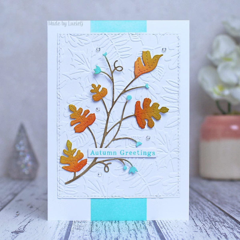 Poppystamps Dies  - Monterey Leaves