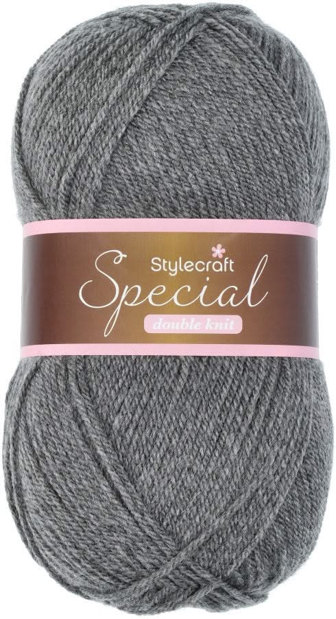 Stylecraft Special DK Premium Acrylic Yarn 100g - Grey