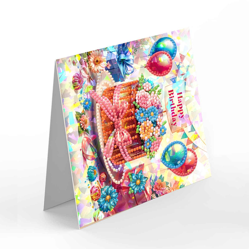 Poppy Crafts Diamond Art Greeting Card Kit