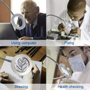 Universal Crafts LED Magnifying Lamp - White