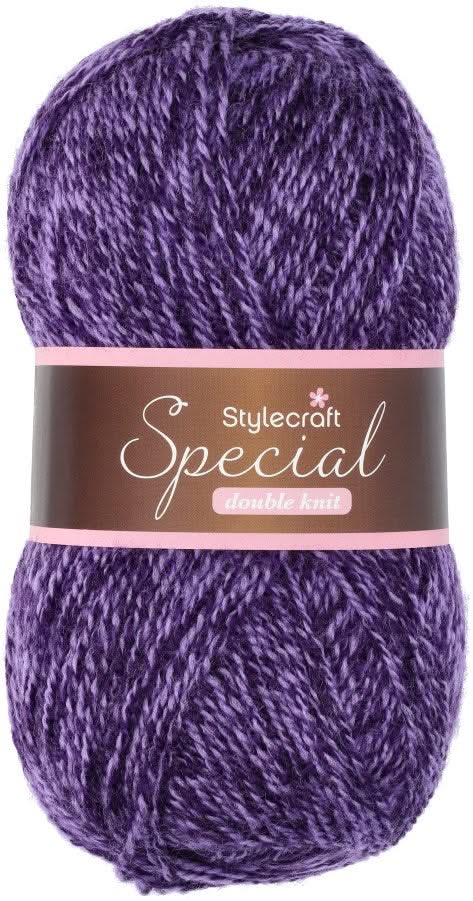 Stylecraft Special DK Premium Acrylic Yarn 100g - Viola Mix