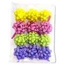 Morex Ribbon Mini Bows 1-3/8" 12/Pkg - Pastel