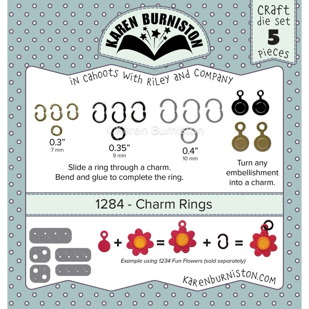 Karen Burniston Dies Charm Rings – CraftOnline