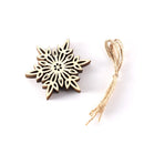 Poppy Crafts Wooden Ornaments Set - Christmas Collection - Festive Flakes*