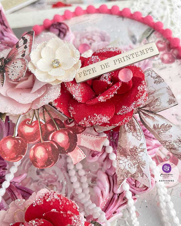 Prima Marketing Cherry Sweet By Frank Garcia Ephemera 104/Pkg Bows & Butterflies