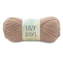Lion Brand Let's Get Cozy: Lazy Days Yarn - Taupe