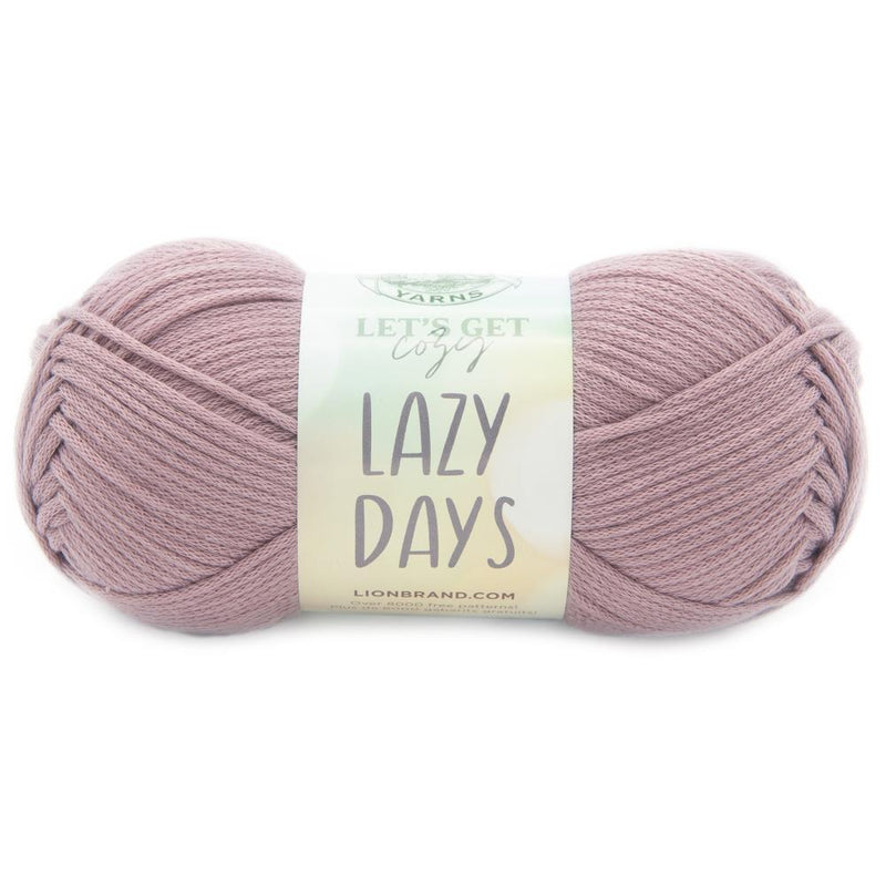Lion Brand Let's Get Cozy: Lazy Days Yarn - Woodrose