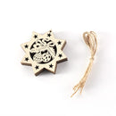 Poppy Crafts Wooden Ornaments Set - Christmas Collection - Festive Flakes*