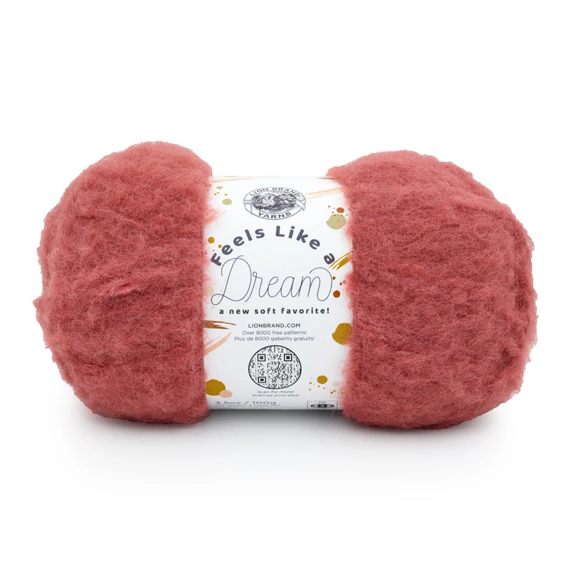 Lion Brand Feels Like a Dream Yarn - Cinnabar