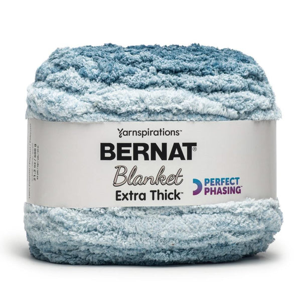 Bernat Blanket Extra Thick Perfect Phasing Yarn - Ocean Teal