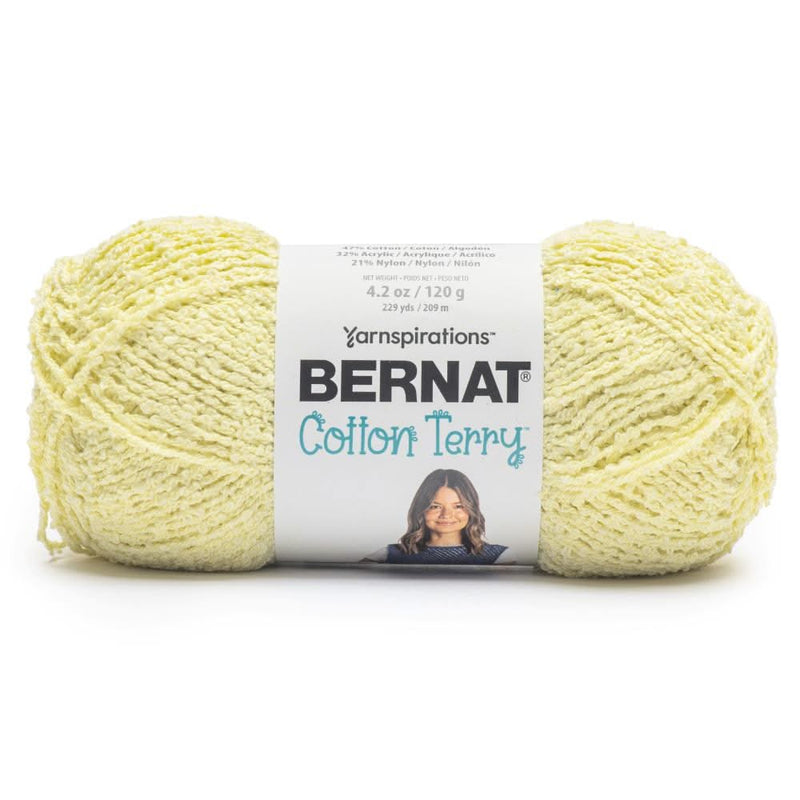 Bernat Cotton Terry Yarn Celery