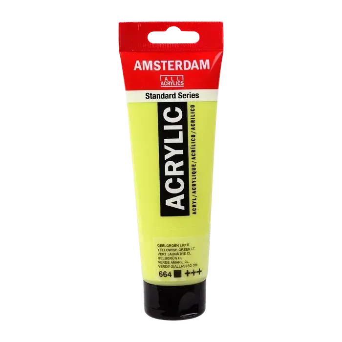 Amsterdam Standard Acrylic Paint 120ml - Yellowish Green Light 664*