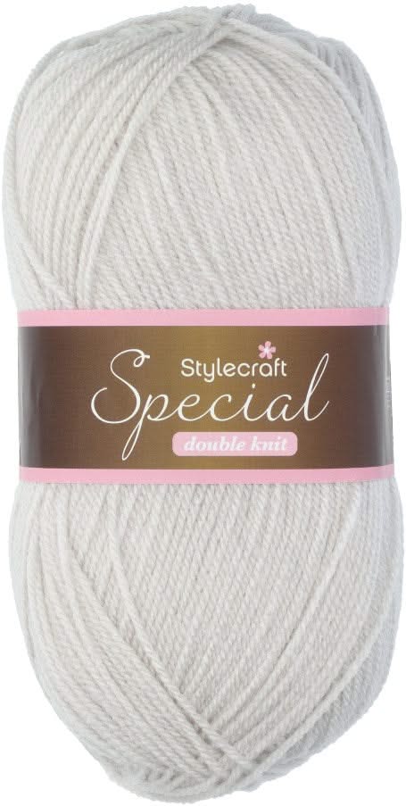 Stylecraft Special DK Premium Acrylic Yarn 100g - Hint of Silver