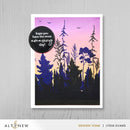 Altenew Woodland Silhouette Stamp Set