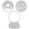 Poppy Crafts Cutting Dies #795 - Festive Snow Globes*
