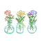 Poppy Crafts Cutting Dies #969 - Flowers in Jars