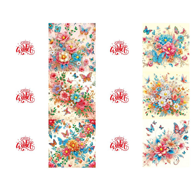 Poppy Crafts Diamond Art Greeting Card Kit