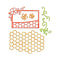 Poppy Crafts Cutting Dies #970 - Honeycomb