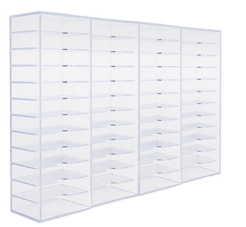 Universal Crafts Clear Acrylic Ink Pad Storage Rack - Holds 40 Ink Pads