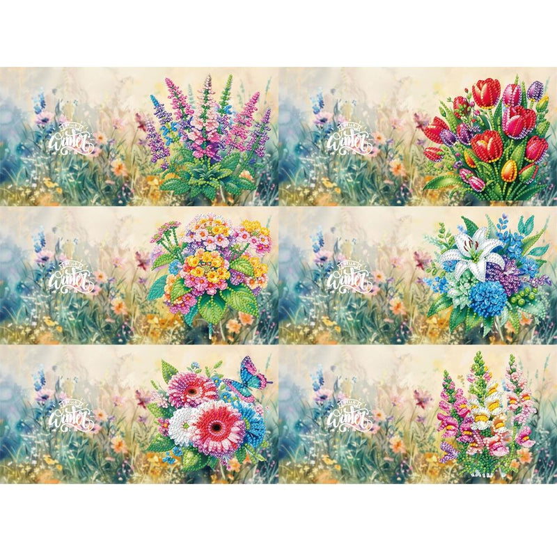 Poppy Crafts Diamond Art Greeting Card Kit