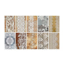 Poppy Crafts Vintage Delicate Lace Scrap Paper Pack