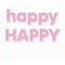 Poppy Crafts Cutting Dies #429 - Happy Happy - Bold & Outline