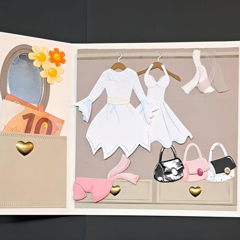 Poppy Crafts Cutting Dies #816 - Beautiful dress #1*